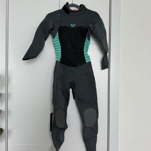 Roxy Kids Wetsuit - Black and Green
